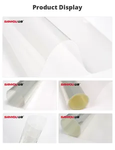 Safety Shatter Film Uv Blocking Explosion Proof 7mil Glass Protection Safety Security Transparent Building Film
