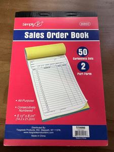 Service d'impression personnalisé A4, papier duplicata 80 g/m², reçus bilingues arabe-anglais en <span class=keywords><strong>2</strong></span> parties, formulaires, documents, carnets de factures pour entreprises - Product Image 3
