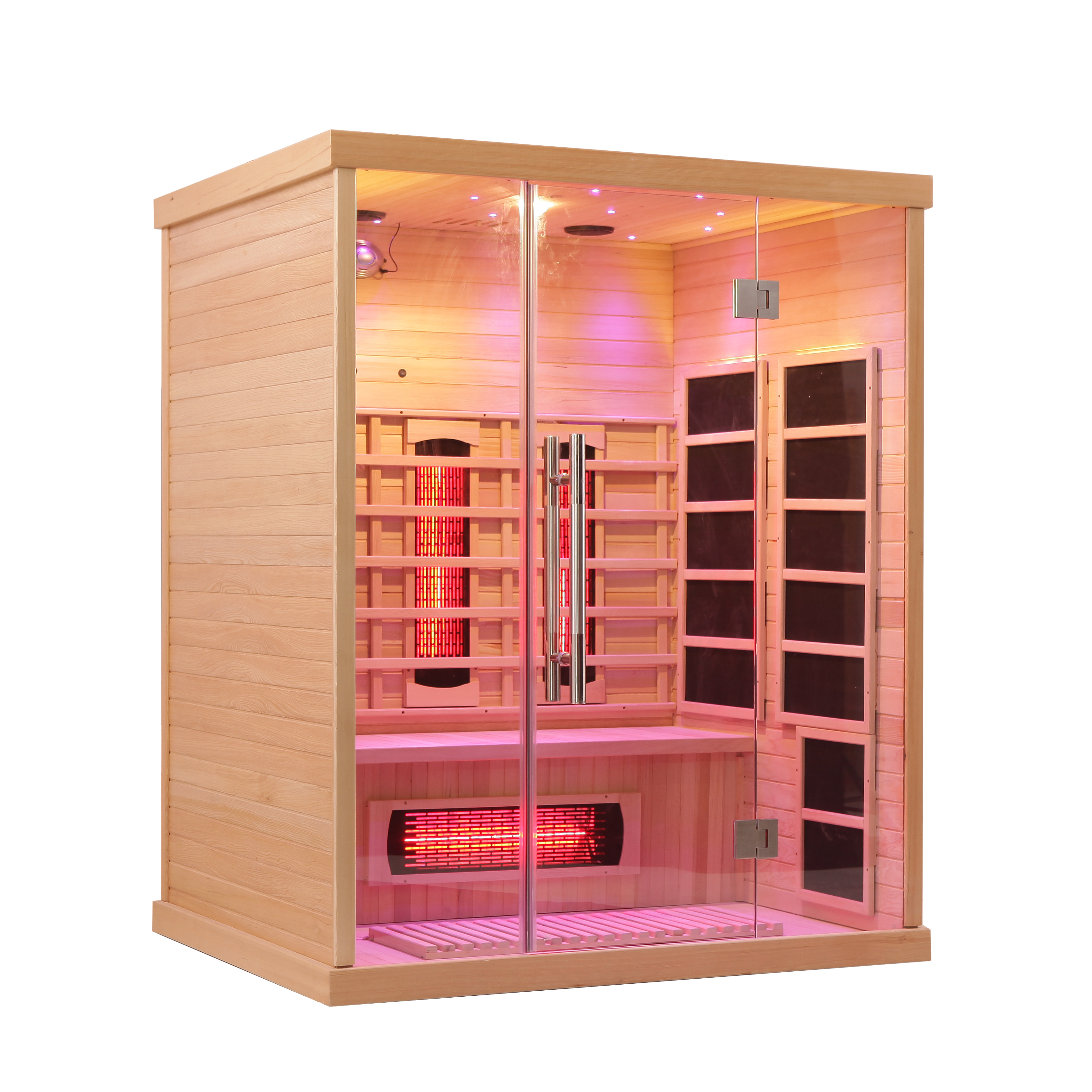 Canadian Hemlock Custom Home Sauna Kits 3 Person Far Infrared