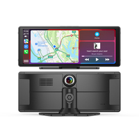 Lecteur multimédia de voiture Android Auto Carplay 10,26 pouces avec écran tactile, double caméra avant 4K et arrière 1080P, certifié CE RoHS