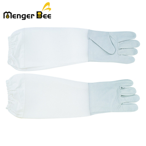 USDA-Compliant Goatskin Beekeeper <b>Gloves</b> New Condition <b>Long</b> <b>Gloves</b> Gear for Bee Farm Animal Husbandry Equipment - Product Image 5