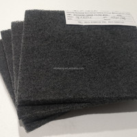 Filtre universel en mousse de charbon actif épaissi pour bacs à compost - Lot de 10 tampons de pré-filtration en coton absorbant les odeurs