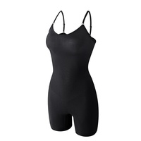 Body sculptant sans couture en nylon une pièce pour le post-partum : amincissement de la taille, contrôle du ventre et rehaussement des hanches - Lingerie sculptante pour femme