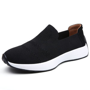Zapatillas de Mujer al por Mayor con Parte Superior de Punto Transpirable, Mocasines Sin Cordones para Caminar, Calzado Deportivo Femenino - Product Image 1