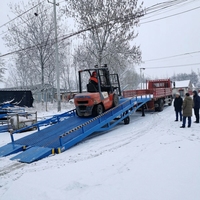 Pont de chargement mobile de 10 à 12 tonnes, plateforme hydraulique, plateforme de déchargement de conteneurs avec certification CE