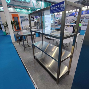 Estante de almacenamiento de acero inoxidable de <span class=keywords><strong>4</strong></span> capas de servicio pesado comercial Estante de supermercado duradero para exhibir equipos pesados - Product Image 2