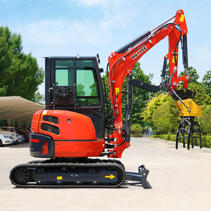 Mini-excavatrice robuste de 3,5 tonnes certifiée EPA pour moteur 3, livraison gratuite, pelle sur chenilles chinoise pour la construction - Product Image 2