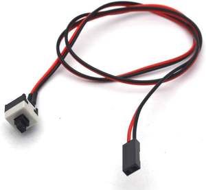 <span class=keywords><strong>2</strong></span>ขาพีซีรีสตาร์ทสวิตช์ไฟเคสคอมพิวเตอร์ ATX สวิตช์โฮสต์อิเล็กทรอนิกส์สำหรับคอมพิวเตอร์รีสตาร์ทแหล่งจ่ายไฟ - Product Image 4