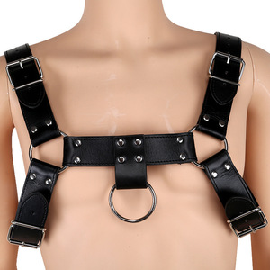 <span class=keywords><strong>Harness</strong></span> Kulit BDSM Punk Berkualitas Tinggi untuk Pria, Rompi Punk - Product Image 6