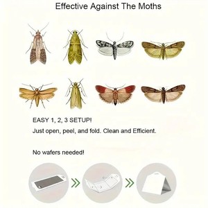 Pièges à <span class=keywords><strong>mites</strong></span> pour mouches, garantie 1 an, écologiques, portables, gel anti-parasites - Product Image 5