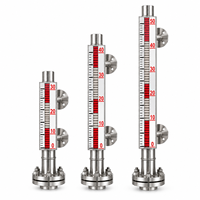 OEM UHZ-519 Pengukur Level Pelat Magnetik yang Dipasang di Samping dengan Sakelar Level Tinggi/Rendah untuk Media Suhu Tinggi dan Tekanan Tinggi.