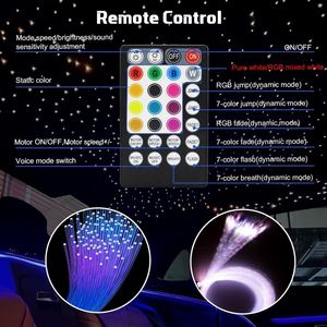 10W RGBW scintillant LED fibre optique lumière Starlight tête d'affiche Kit ciel étoilé voiture 4 mètres pour toit de voiture - Product Image 4