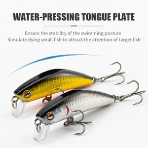 Leurres de pêche TGD Best Minnow, leurres artificiels en plastique dur, crankbait, <span class=keywords><strong>jerkbait</strong></span>, 45 mm, 3 g, appâts pour la pêche au black-bass, à la truite et au <span class=keywords><strong>brochet</strong></span> - Product Image 6