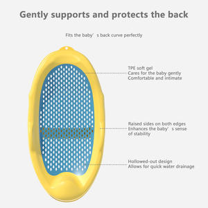 Ensemble de <span class=keywords><strong>baignoire</strong></span> pour bébé pliable en plastique autoportante <span class=keywords><strong>avec</strong></span> <span class=keywords><strong>filet</strong></span> de bain et support de bain pour bébé - Product Image 3