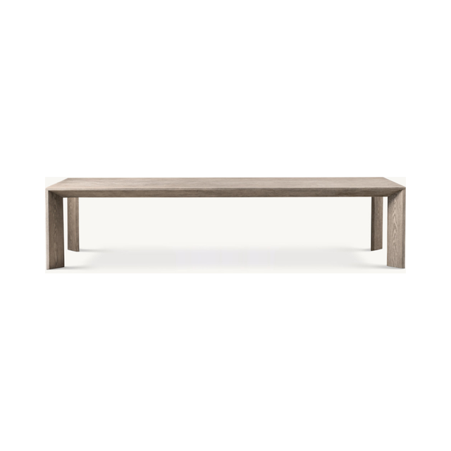 Customizable Size Crafted Table Living Room Furniture Modern Design Grey Oak Wooden Table