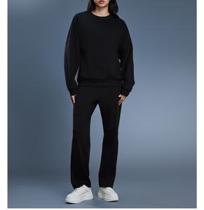 <span class=keywords><strong>Pull</strong></span> en polaire pour femme, confortable, brossé, coupe ample, col rond, sweat-shirt pour femme, sweat-shirt doux, haut décontracté, chaud, haut surdimensionné Y2K - Product Image 4