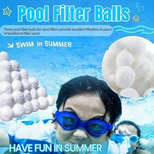 Bolas de Filtro Blancas Lvyuan de 700g para Piscinas, Limpian el Agua con Alta Eficiencia de Filtración - Product Image 1