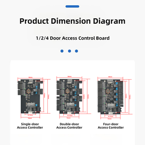 Carte de Proximité RFID TCP/IP 1 2 4 Panneau de Contrôle d'Accès de Porte Contrôleur d'Accès Biométrique avec Logiciel Cloud SDK Gratuit - Product Image 4