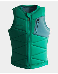 <span class=keywords><strong>Gilet</strong></span> <span class=keywords><strong>de</strong></span> sauvetage en néoprène à logo personnalisé, marque privée, mousse PVC haute densité, pour le surf, impact, flottabilité pour hommes et femmes - Product Image 1