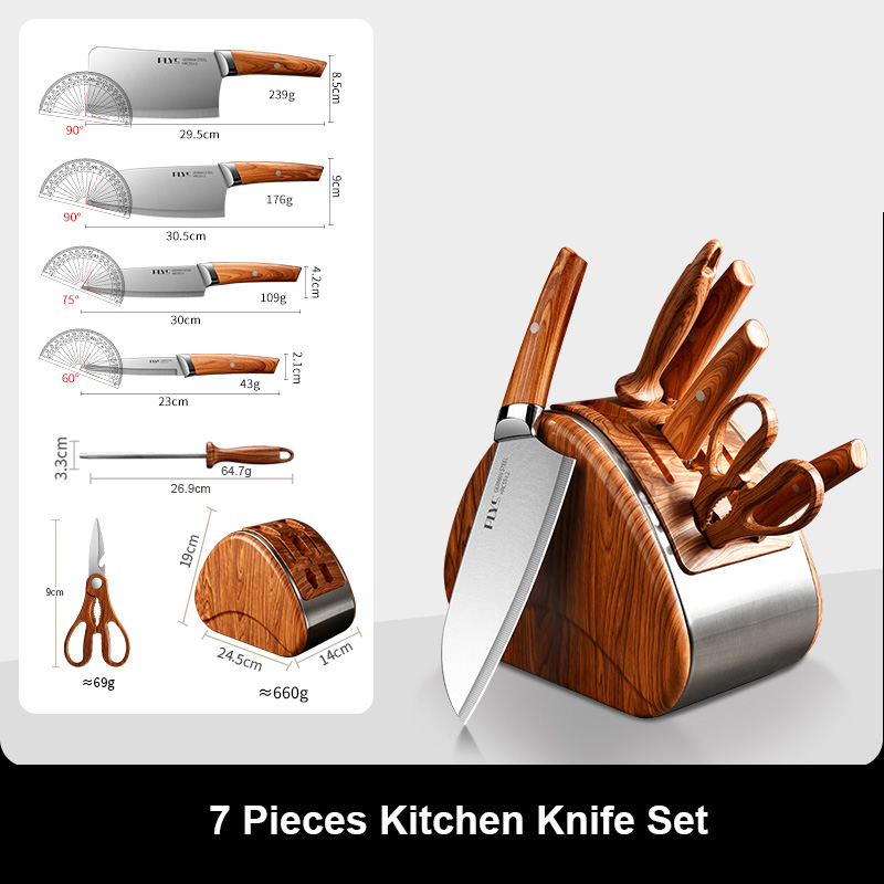 Juego de cuchillos de cocina 7PCs