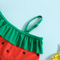 Maillot de bain pour bébé Famicheer OEM à volants, maillot de bain d'été pour fillettes, maillot de bain pour tout-petits, vêtements de plage à séchage rapide, maillot de bain pour nourrissons