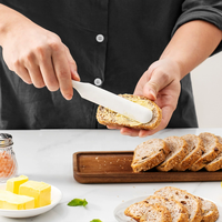 Lot de 6 moules à gâteau en silicone écologiques Aqua Sky Color pour la pâtisserie, avec spatule et racloir à crème et vermicelles