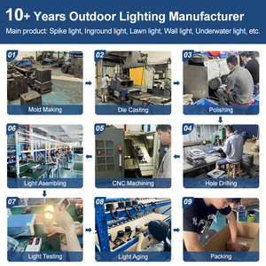 Lámpara de pie empotrada cuadrada LED moderna de 24W, <span class=keywords><strong>foco</strong></span> impermeable IP68 para exteriores para <span class=keywords><strong>piscina</strong></span>, iluminación LED de entierro subterráneo - Product Image 5