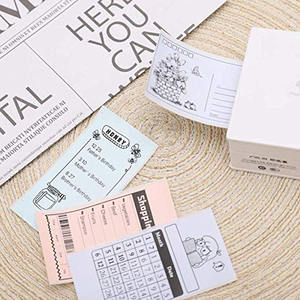 Phomemo Printer <b>Paper</b> 50mm 3.5m Transparent White Silver Glitter Sticker <b>Paper</b> M02 Series Thermal Label <b>Rolls</b> - Product Image 4