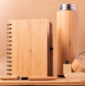 Set de Regalo de Papelería de Bambú Sostenible (B2B / OEM) - Product Image 2