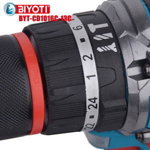 Perceuse à percussion sans fil au lithium BIYOTI 13 mm, perceuse électrique sans balais portable 21 V, ensemble d'outils de perceuse à main - Product Image 3