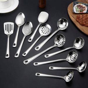 Factory High Quality Stainless Steel <b>Kitchen</b> Utensils Set Popular Wholesale Cooking Ladle <b>Tools</b> Metal <b>Gadgets</b> - Product Image 2