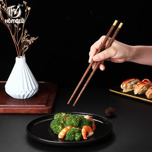 Palillos de madera sin pintura natural Diseño simple antideslizante Durable y resistente al calor Superficie Lisa Retro sin encerar para uso doméstico - Product Image 3