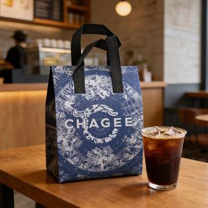 Custom Logo Insulated Coffee Fabric Thermal Food <b>Cooler</b> <b>Backpack</b> Bag Waterproof Non-Woven Grocery Insulated Bags - Product Image 1