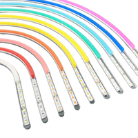 Bande néon blanc chaud, bande lumineuse néon, 5 mètres par rouleau, IP65 étanche, extérieur, 12V, 2835 LED, bande lumineuse néon flexible