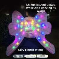 Nouveaux jouets pour filles, ailes d'ange lumineuses pour l'extérieur et l'intérieur, papillon électrique pour enfants avec des ailes exquises