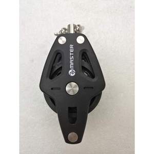 Master BP-0504F Double Wheel/Ring Buckle Sailboat Bearing <b>Pulley</b> 50mm Wheel Diameter 10mm Wire Diameter Plastic OEM Flat Belt - Product Image 3