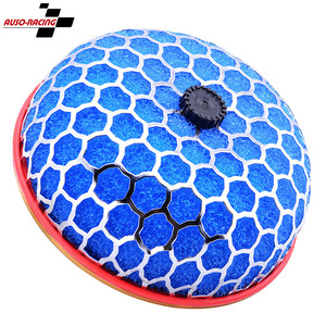Filtre à air Auso-Racing 200x90mm en fibre de carbone haute performance pour amélioration automobile - Product Image 1