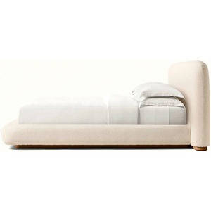 Lola ткань удлиненная панель кровать современная мебель для спальни-негабаритный каркас кровати с мягкой обивкой на платформе каркас кровати - Product Image 5