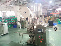 Machine d'emballage automatique VFFS pour sachets de thé intérieurs, pour sachets de 3g-5g de café et de thé en vrac, avec étiquetage et ficelage pour petits sachets