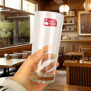 Verre à boire en verre Bering Red Cherry 165 ml, tasse à thé aux herbes, tasse à jus, vente en gros - Product Image 3
