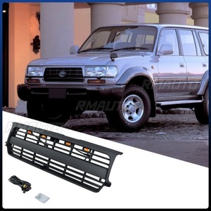Parrilla Delantera para Toyota Land Cruiser LC80 1990-1997, Parrilla Deportiva, Kit de Carrocería, Accesorios para Auto - Product Image 3