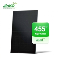 Panel Surya Jinko Tiger Neo N-type 54HL4R-B 430W 440W 445W 450W 455W All Black Jinko Solar