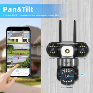 Caméra de surveillance sans fil Hongnaer 3/6MP CCTV PTZ IP <span class=keywords><strong>IPC360</strong></span> Home O-Kam Pro Smartlife Tuya 3 objectifs, caméra de sécurité réseau WiFi - Product Image 4