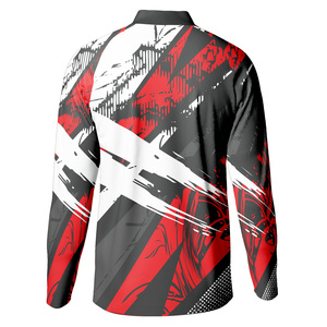 T-shirts de pêche à manches longues <span class=keywords><strong>anti</strong></span> <span class=keywords><strong>UV</strong></span> UPF50 + évacuant l'humidité pour hommes de haute qualité - Product Image 6