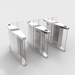 CHISUNG otomatik kapılar ve engelleri erişim kontrolü metro hızlı tam boy akrilik cam turnike sürgülü kapı için otel kulübü - Product Image 2