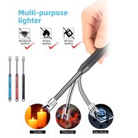 Encendedor Eléctrico USB 2026 para Cocina, Encendedor Largo a Prueba de Viento para Velas, Barbacoa, Estufa de Gas, Pistola de Encendido Recargable, Encendedor de Plasma sin Llama, Nuevo