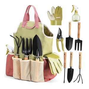 Kit de herramientas para bonsái, herramientas de jardinería para interiores, Mini herramientas de mano suculentas con bolsa, cuidado de plantación de hadas para interiores en miniatura, Verde - Product Image 1