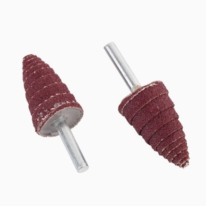 Discos Abrasivos Cónicos de Óxido de Aluminio <span class=keywords><strong>para</strong></span> Pulir Orificios Profundos, Desbarbar y Trabajar la Madera - Product Image 1