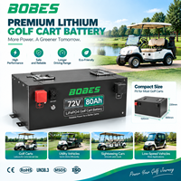 Batterie LiFePO4 60V 100Ah pour voiturette de golf, directement de l'usine, avec système de gestion intelligent et longue durée de vie pour véhicules électriques