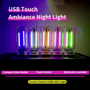 Wholesale Mini Ambient <b>Nightlight</b> Touch Sensor Bottle Lamp Automotive Interior Decoration Usb Powered Lighting Device - Product Image 5